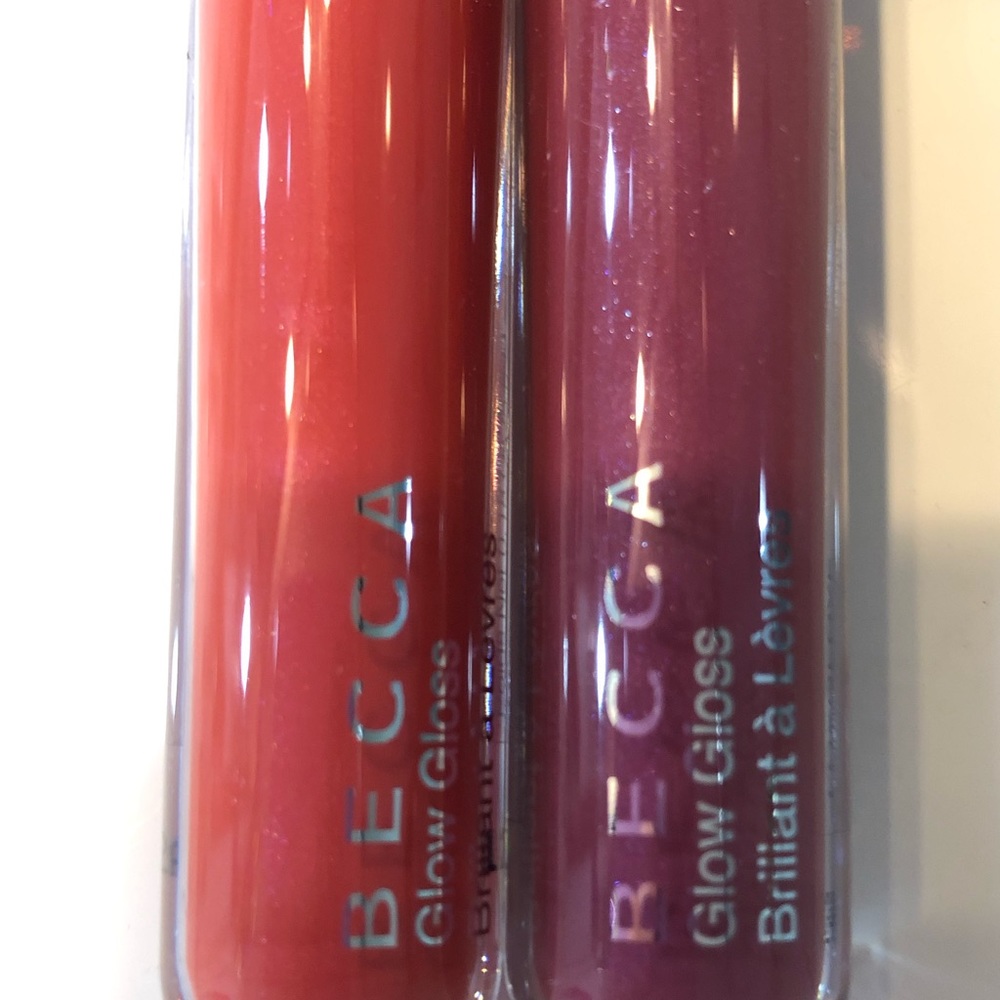 BNIB Set of 2 FULL SIZE Becca Glow Glosses 👄 - Picture 2 of 4